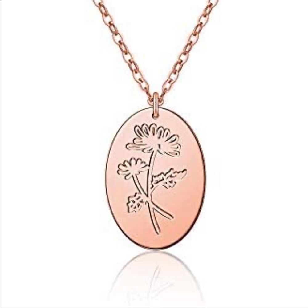 ‎Monooc November Chrysanthemum Girls/ Woman’s birth month Necklace